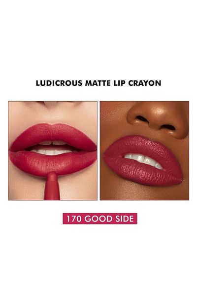 MILANI Ludicrous Matte Lip Crayon 170 Good Side – Vegan, Long-Wear Cream-to-Matte Lip Color, 1.4g