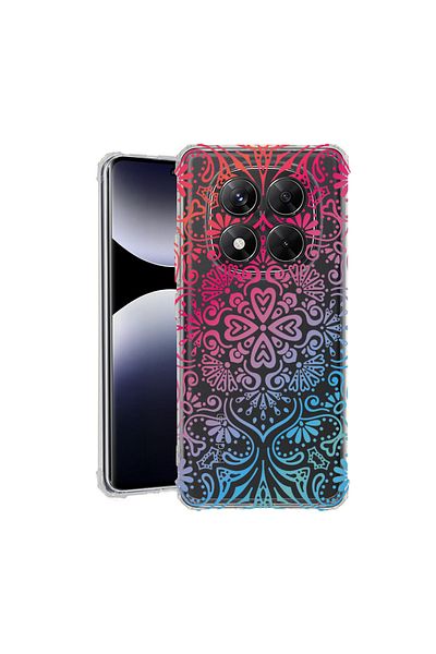 bestcase ® Anit Shock Case For Xiaomi Redmi Note 14 Pro 4G, Mandala Color, 1997764 AS 72