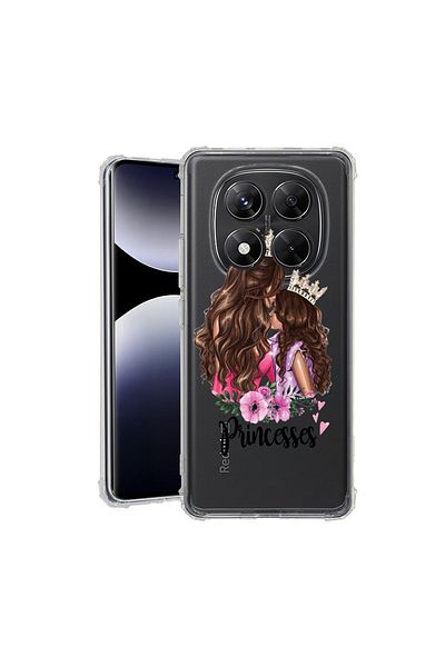 bestcase ® Anit Shock Case For Xiaomi Redmi Note 14 Pro 4G, Princesses Gril Mom, 1997764 AS 552