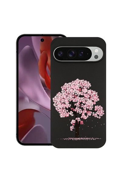 bestcase ® Slim Silicon Case For Google Pixel 10 Pro XL, Cherry Blossom Trees, 2036426 B 1833