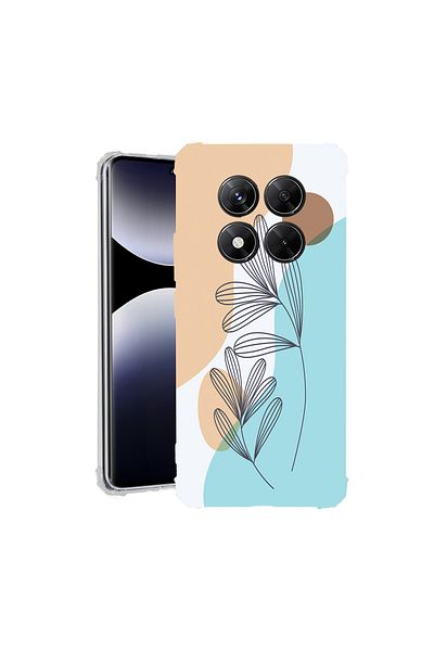 bestcase ® Anit Shock Case For Xiaomi Redmi Note 14 Pro 4G, Abstract Flower, 1997764 AS 1501