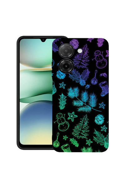 bestcase ® Carcasă subțire din silicon pentru Xiaomi Redmi A5, model de Crăci...