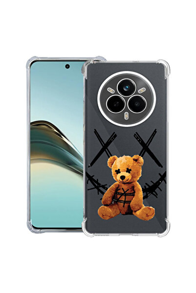 bestcase Husă Anit Shock pentru Realme 14 Pro Plus, zâmbet de ursuleț de pluș...