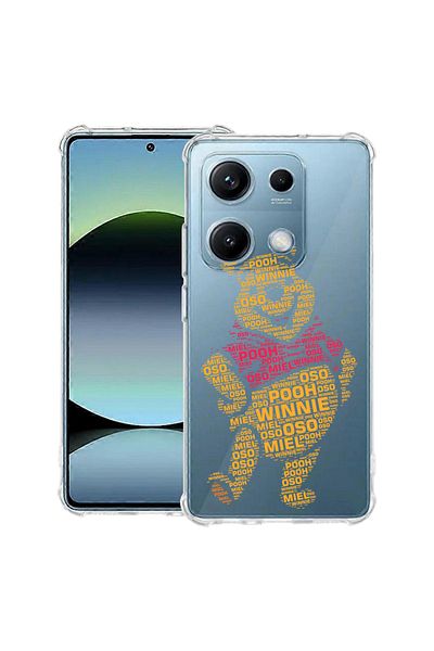 bestcase ® Anit Shock Case For Xiaomi Redmi Note 14S, Calligraphy Pooh, 1997762 AS 1541