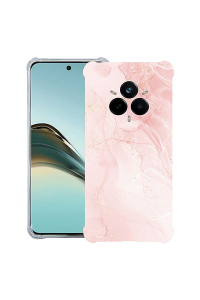 bestcase ® Anit Shock Case For Realme 14 Pro Plus, Pastel Pink Marble, 1997763 AS 1249