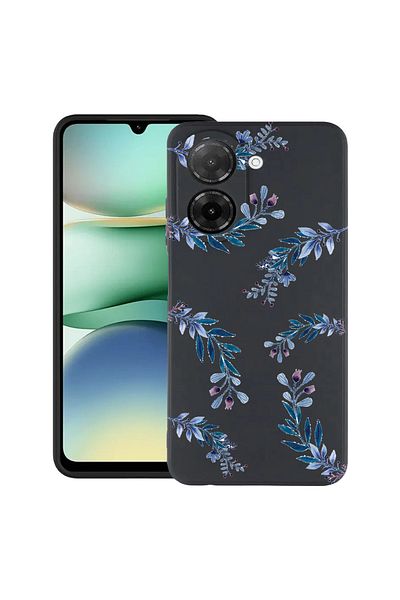 bestcase ® Slim Silicon Case For Xiaomi Redmi A5, Blue Flowers, 2030991 B 116