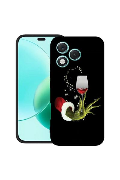 bestcase ® Slim Silicon Case For Honor 400 Lite, Xmas Grinch, 2022870 B 1355