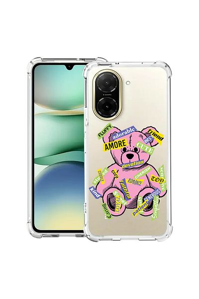 bestcase ® Anit Shock Case For Xiaomi Redmi A5, Teddy Bear Amour, 2030996 AS 1547