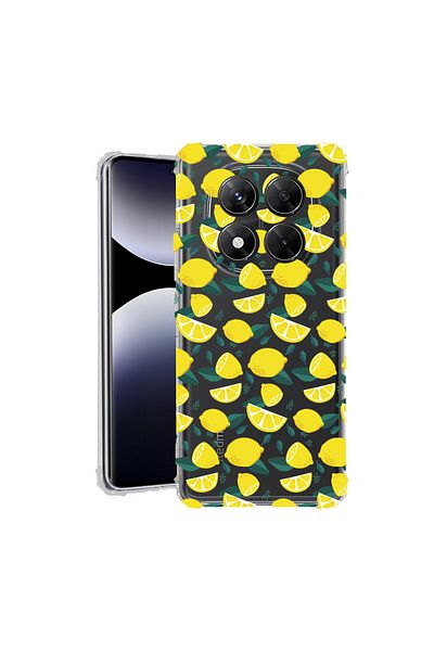 bestcase ® Anit Shock Case For Xiaomi Redmi Note 14 Pro 4G, Lemon Pattern, 1997764 AS 1436