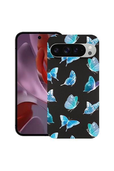 bestcase ® Slim Silicon Case For Google Pixel 10 Pro XL, Butterfly Pattern, 2036426 B 1012