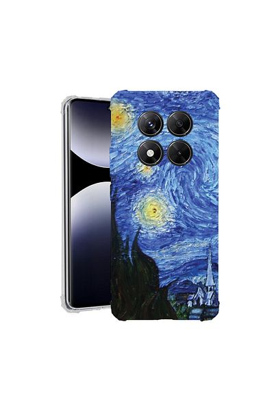 bestcase ® Anit Shock Case For Xiaomi Redmi Note 14 Pro 4G, Van Gogh - Starry Night, 1997764 AS 1269
