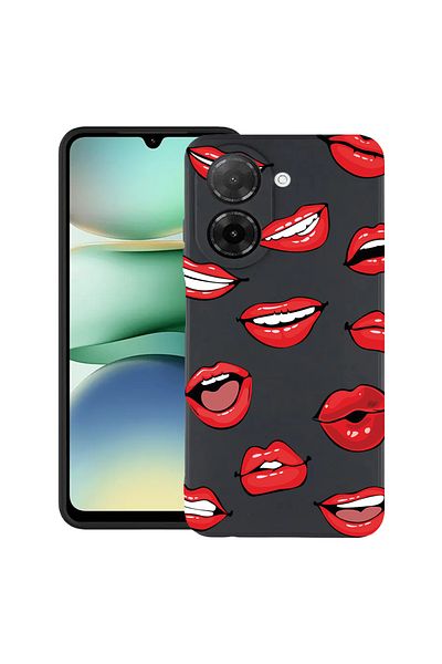 bestcase ® Slim Silicon Case For Xiaomi Redmi A5, Lips - Kiss Pattern, 2030991 B 1431