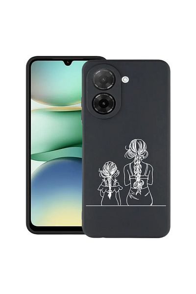 bestcase ® Slim Silicon Case For Xiaomi Redmi A5, Mom And Daughter, 2030991 B 1048