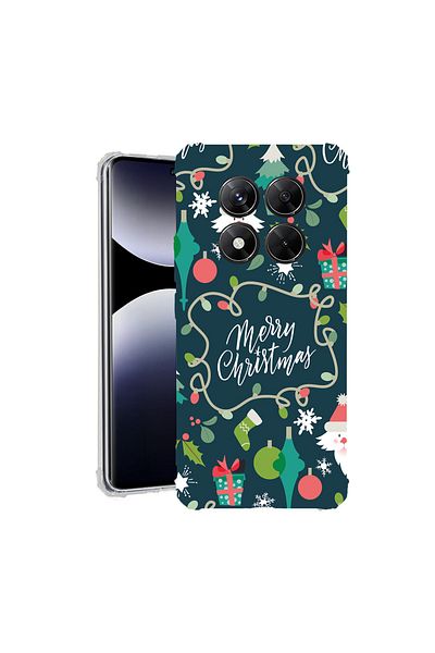 bestcase ® Anit Shock Case For Xiaomi Redmi Note 14 Pro 4G, Merry Christmas, 1997764 AS 6