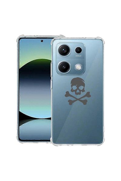 bestcase ® Anit Shock Case For Xiaomi Redmi Note 14S, Skull, 1997762 AS 1473