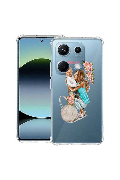 bestcase ® Anit Shock Case For Xiaomi Redmi Note 14S, Mom Life With a Boy, 1997762 AS 559