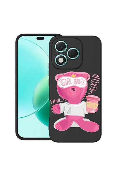 bestcase ® Slim Silicon Case For Honor 400 Lite, Teddy Bear - Gril Boss, 2022870 B 1569