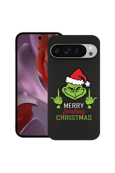 bestcase ® Slim Silicon Case For Google Pixel 10 Pro XL, Grinches - Merry Xmas, 2036426 B 1603
