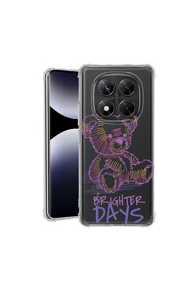 bestcase ® Anit Shock Case For Xiaomi Redmi Note 14 Pro 4G, Teddy Bear Brighter Days, 1997764 AS 1563