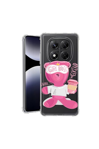 bestcase ® Husă Anit Shock pentru Xiaomi Redmi Note 14 Pro 4G, Ursuleț de pluș - Gril Boss, 1997764 AS 1569