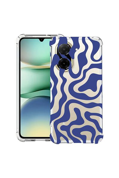 bestcase ® Anit Shock Case For Xiaomi Redmi A5, Blue Abstract Line, 2030996 AS 1477