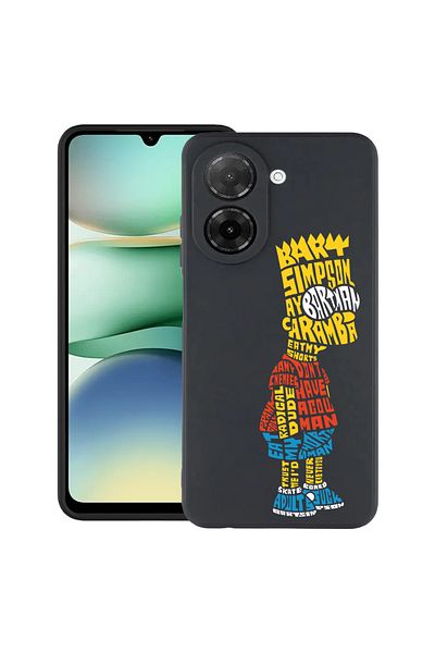 bestcase ® Slim Silicon Case For Xiaomi Redmi A5, Calligraphy Bart Simpson, 2030991 B 1512