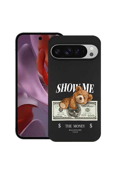 bestcase ® Slim Silicon Case For Google Pixel 10 Pro XL, Teddy Bear Show Me The Money, 2036426 B 1453