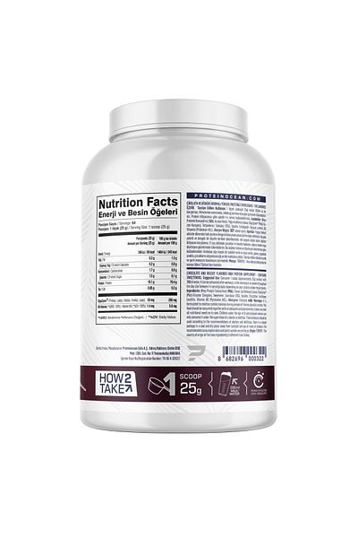 Proteinocean Whey Protein Cookie & Cream- 1.6kg - 64 Servings