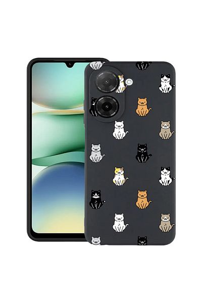 bestcase ® Slim Silicon Case For Xiaomi Redmi A5, Cat Pattern, 2030991 B 1027