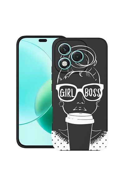 bestcase ® Slim Silicon Case For Honor 400 Lite, Girl Boss, 2022870 B 1808