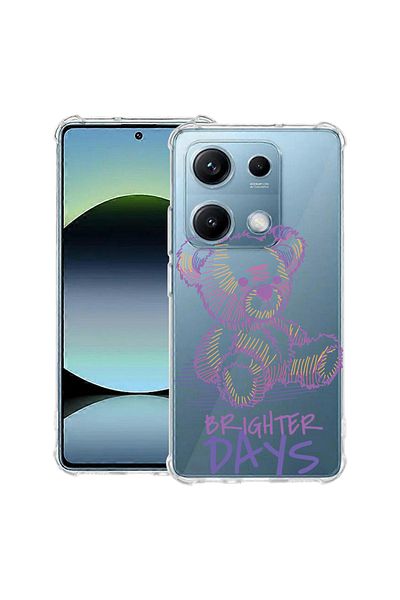 bestcase ® Anit Shock Case For Xiaomi Redmi Note 14S, Teddy Bear Brighter Days, 1997762 AS 1563