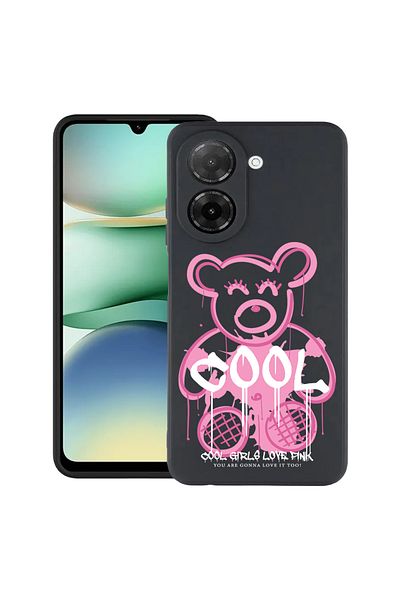 bestcase ® Slim Silicon Case For Xiaomi Redmi A5, Teddy Bear Cool Pink, 2030991 B 1551