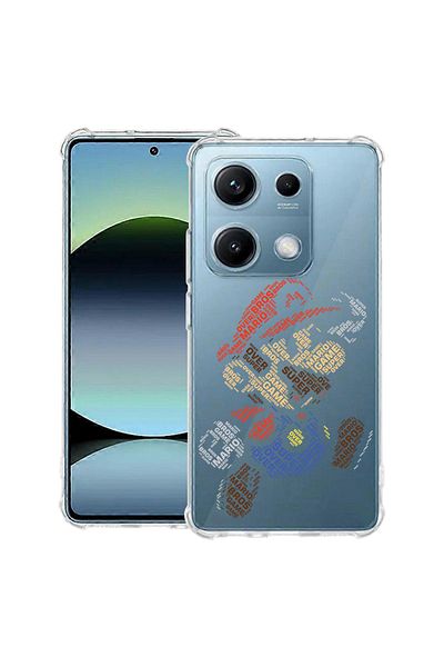 bestcase ® Anit Shock Case For Xiaomi Redmi Note 14S, Calligraphy Super Maria, 1997762 AS 1537