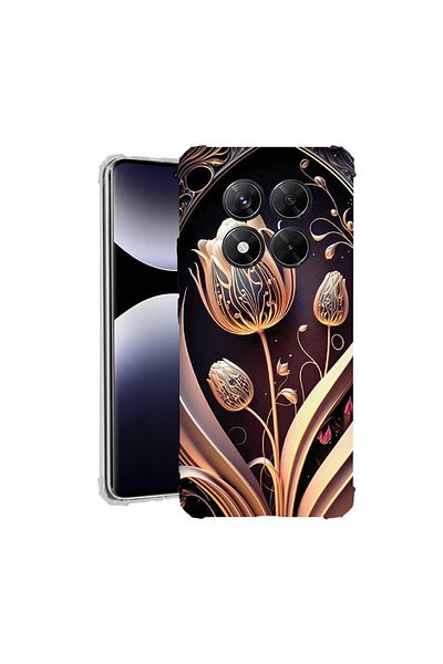 bestcase ® Anit Shock Case For Xiaomi Redmi Note 14 Pro 4G, Golden Tulip, 1997764 AS 1155