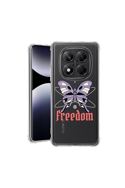 bestcase ® Anit Shock Case For Xiaomi Redmi Note 14 Pro 4G, Freedom - Butterfly, 1997764 AS 1500