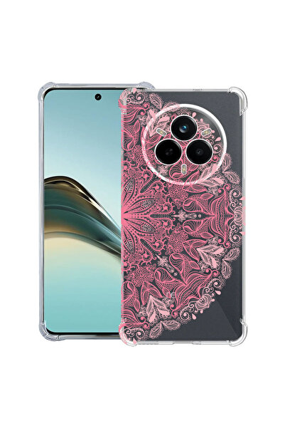 bestcase Husă Anit Shock pentru Realme 14 Pro Plus, roz dantelă, 1997763 AS 21