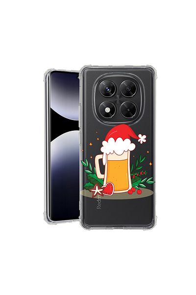 bestcase ® Anit Shock Case For Xiaomi Redmi Note 14 Pro 4G, Xmas Beer, 1997764 AS 1607