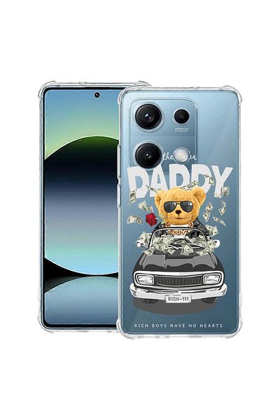 bestcase ® Anit Shock Case For Xiaomi Redmi Note 14S, Daddy Teddy Bear, 1997762 AS 1823
