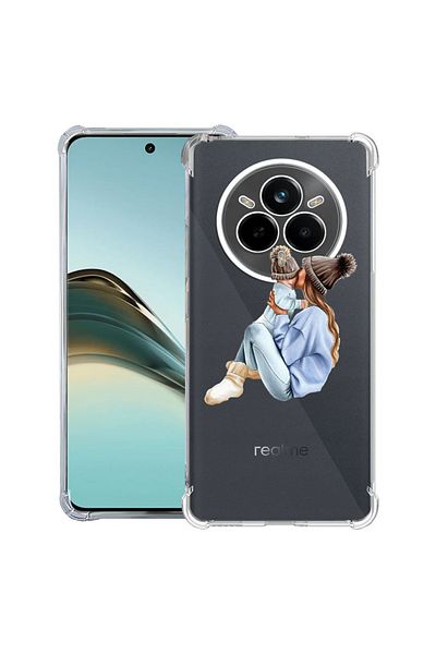 bestcase ® Anit Shock Case For Realme 14 Pro Plus, Girl Mom With a Boy, 1997763 AS 562