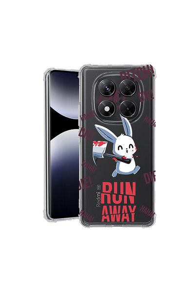 bestcase ® Anit Shock Case For Xiaomi Redmi Note 14 Pro 4G, Run away!, 1997764 AS 1463