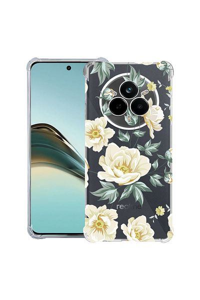 bestcase ® Anit Shock Case For Realme 14 Pro Plus, Flowers, 1997763 AS 126