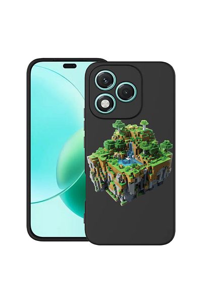 bestcase ® Slim Silicon Case For Honor 400 Lite, Minecarft World, 2022870 B 1681