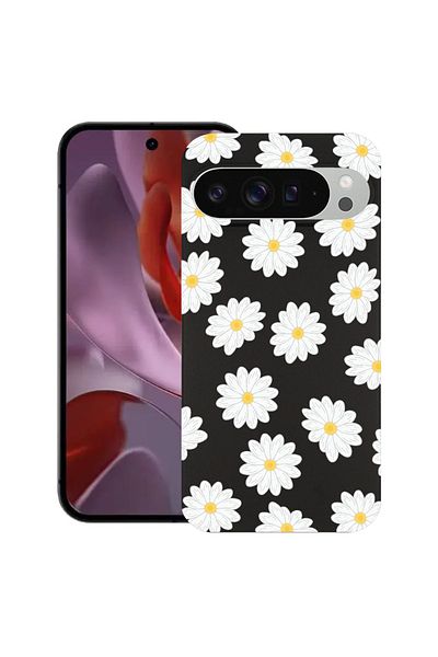 bestcase ® Slim Silicon Case For Google Pixel 10 Pro XL, Happy Flowers Daisy, 2036426 B 513