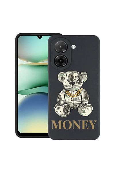 bestcase ® Slim Silicon Case For Xiaomi Redmi A5, Teddy Bear Money, 2030991 B 1549