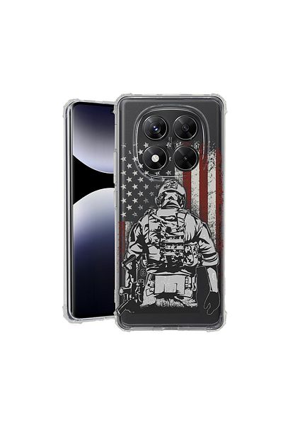 bestcase ® Anit Shock Case For Xiaomi Redmi Note 14 Pro 4G, American Soldier, 1997764 AS 1832