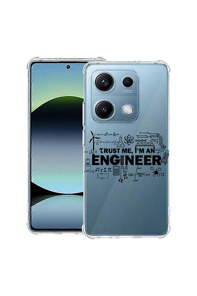 bestcase ® Anit Shock Case For Xiaomi Redmi Note 14S, Trust Me I'm Engineer, 1997762 AS 1859