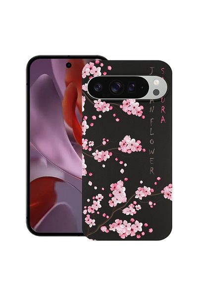 bestcase ® Slim Silicon Case For Google Pixel 10 Pro XL, Cherry Blossom, 2036426 B 1834