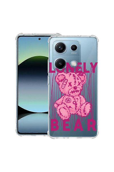bestcase ® Anit Shock Case For Xiaomi Redmi Note 14S, Teddy Bear Lonely, 1997762 AS 1565
