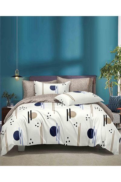 CHIRASO Set Lenjerie CHIRASO, Finet Premium, Cearceaf Clasic 230x240cm, Husă Pilotă 200x230cm, 4 Fețe Pernă