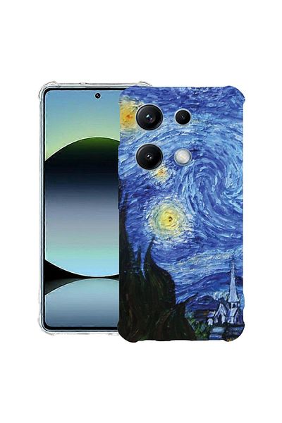 bestcase ® Anit Shock Case For Xiaomi Redmi Note 14S, Van Gogh - Starry Night, 1997762 AS 1269